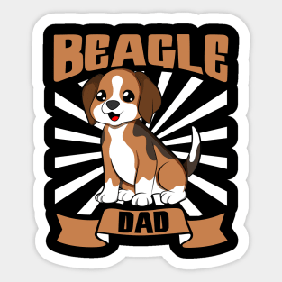 Beagle Dad - Beagle Sticker